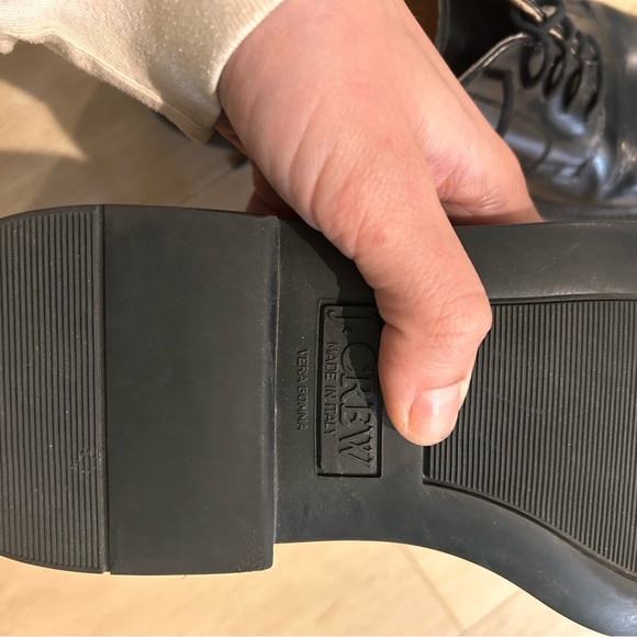J. Crew women’s  Black Leather Shoes made in Italy - Picture 10 of 10